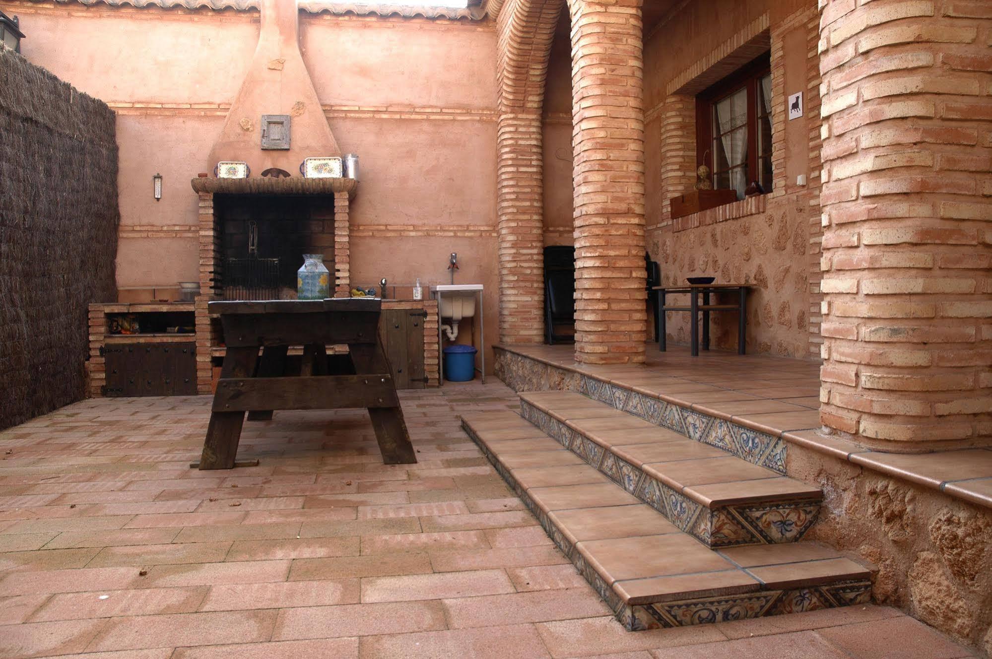 Casa rural de estilo rustico con SPA Almagro Exterior foto
