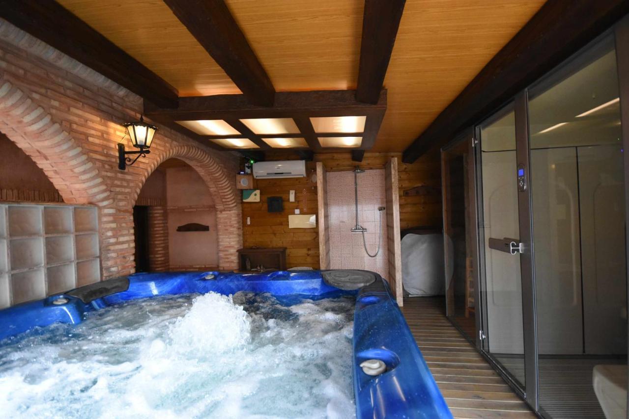 Casa rural de estilo rustico con SPA Almagro Exterior foto